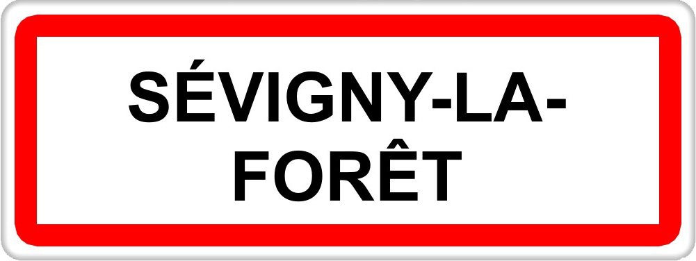 Panneau de la mairie de Sévigny-la-Forêt